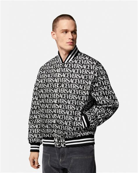 versace jacke rot|Versace bomber jacket for men.